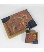 Trivet Casserole Stand &amp; 12 Coasters Elephant Expression Pimpernel Collect - £37.39 GBP