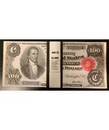 $2,000 In Play/Prop Money $100 Bills James Monroe 1891 Silver Certificat... - £11.00 GBP