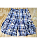 The Children&#39;s Place Boys Size 12 Multicolor Plaid Adjustable Waist Shor... - $12.11 CAD