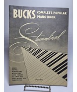 BUCKS COMPLETE POPULAR PIANO BOOK, STREAMLINED BOSTON MUSIC CO 1943 - £33.51 GBP