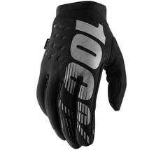 100% Men&#39;s Brisker Cold-Weather Gloves Black S - £27.25 GBP