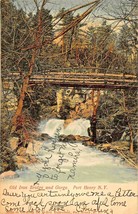 Port Henry New York~Iron Bridge &amp; GORGE~1906 L Butterfield Tinted Photo Postcard - £10.08 GBP