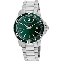 Movado Men&#39;s Series 800 Green Dial Watch - 2600136 - £642.31 GBP