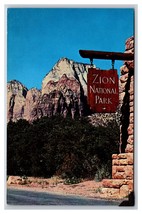 Gateway To Zion Canyon National Park Utah UT UNP Chrome Postcard Z1 - £1.53 GBP