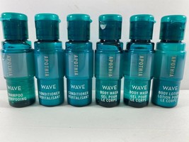 Lot 6 APOTHIA Wave Mini Travel Shampoo Conditioner Body Wash Lotion .85 ... - $22.76