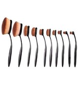 Colors: BLACK - Beauty Experts Set of 10 Oval Beauty Brushes - €49,46 EUR