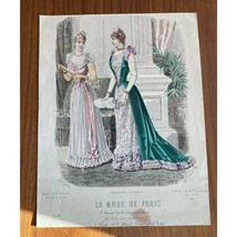 Vintage La Mode De Paris Print Henry Petit Editeur Print Picture - £15.56 GBP