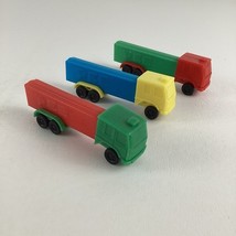 Pez Candy Dispenser Semi Truck 3pc Big Rig Transport No Feet Hauler Vint... - $31.63
