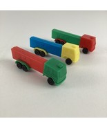 Pez Candy Dispenser Semi Truck 3pc Big Rig Transport No Feet Hauler Vint... - $43.34 CAD