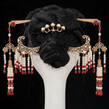 Days of Glory Hair Accessories Set | Headdress Hairpins Hair Sticks #327 - £47.45 GBP