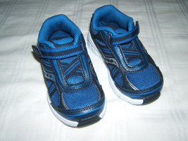 Saucony Toddler Boys Shoes Baby Ride Running Sneakers Blue Size 4M 5M - £12.01 GBP