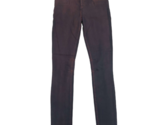HELMUT LANG Womens Skinny Fit Jeans Solid Burgundy Size 27W D07HW215 - $196.67