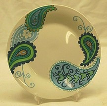 Royal Norfolk Paisley Salad Plate Blue &amp; Green Greenbrier Dinnerware - $19.79