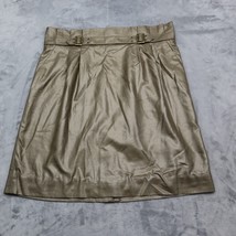 Classiques Entier Skirt Womens 14 Gold Straight Pencil Knee Length Buckle Zip - £23.45 GBP
