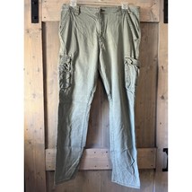 Wrangler Cargo Pants Regular Taper Size Men&#39;s 36x34 Army Green Utility P... - £13.01 GBP