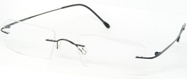Original Argus RX3002 Black Eyeglasses Glasses Metal Rimless 52-18-140mm Germany - £54.50 GBP