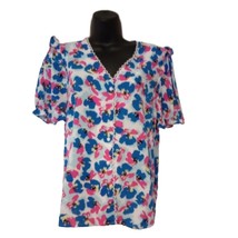 Shein Woman&#39;s Size Small Floral Blouse - £7.47 GBP
