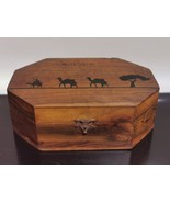 Pre Bezalel Olive Wood Jewelry Box Jerusalem Palestine Circa 1900 Bethlehem - $128.42 CAD