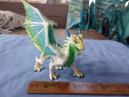 Coyka ICE DRAGON Fantasy Toy Figure Figurine Blue, Green &amp; White - $9.00