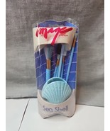 Mon Image Paris Presents Sea Shell Blue 6 Piece Makeup Brush Set Vintage - $370.00 MXN