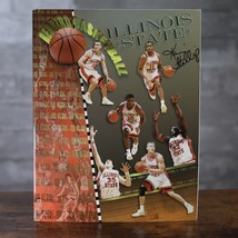 Illinois State Basketball 97-98 SIGNED Kevin Stallings Yearbook Media Guide - £30.03 GBP