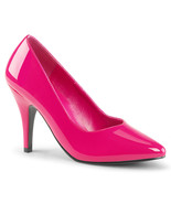 PLEASER Women&#39;s Sexy Hot Pink Patent 4&quot; High Heels Pumps Shoes  DRE420/HP - $1,272.38 MXN