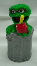Vintage Jim Henson Applause Sesame Street Oscar The Grouch Pvc Toy Figure - £11.87 GBP
