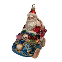Christopher Radko 1999 Vtg Christmas Gifts Ornament ROYAL ROADSTER 99-085-0 READ - £33.21 GBP