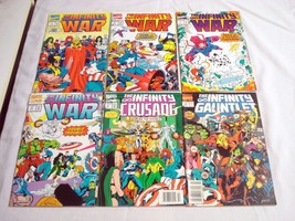 6 Marvel Comics Infinity War 1 thru 4, Infinity Crusades 2, Infinity Gau... - $9.99