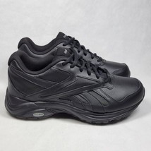 Reebok DMX Max Walk Woman’s Size 7 Wide Black Shoes Sneakers Memory Tech... - $39.96