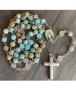 Heart of Jesus and Mary Rosary Necklace Urn - $54.63 CAD