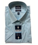 Stafford Mens Short Sleeve Travel Easy-Care Broadcloth Stretch Dress Shi... - $41.14 CAD