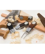 F / X Wooden Golf Divot Tool with Magnetic golf Ball Marker. Various Des... - $51.84 CAD
