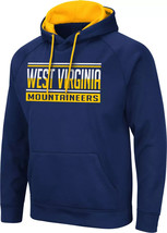 NWT - West Virginia Mountaineers Blue Pullover Hoodie Sweatshirt Men&#39;s Sz Large - £22.22 GBP
