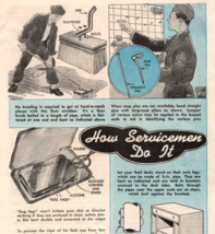 1945 Vintage How Servicemen Do It Wartime Tips Article Popular Mechanics - $19.95