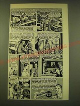 1949 Gillette Razor Blades Ad - Opium smugglers meet their match - $18.49