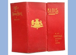 antique BLOIS TRAVEL BOOK w map Les Chateaux Des Bords de la loire grand hotel - £38.73 GBP
