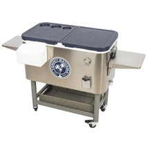 Tommy Bahama 100-quart Stainless Steel Rolling Cooler - $318.18