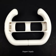 Steering Wheel for Nintendo Wii Remote Controller Car Racing White - $7.99