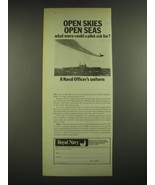 1968 Royal Navy Ad - Open skies open seas what more could a pilot ask for? - £14.55 GBP