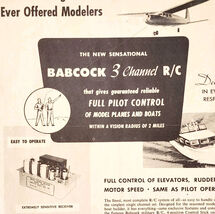 1974 Babcock Radio Engineering Airplane Model Advertisement Aviation Kit... - €11,07 EUR