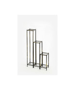 40 in. Gray Stone Slab Cast-Iron Plant Stands Set of 3 - $3,923.59 MXN