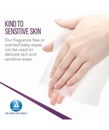 Dynarex Baby Wipes 7&quot;x8&quot; Aloe Lanolin Unscented No-Alcohol Tubs 80 Wipes... - $54.32 CAD