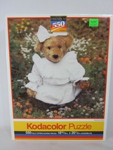 Kodacolor 550 Piece Jigsaw Puzzle Summer Stroll 1992 SEALED Teddy Bear - $11.87