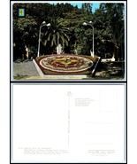 SPAIN Postcard -Santa Cruz De Tenerife, Municipal Park, Garcia Sanabria Clock D6 - $2.96