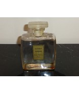 Rare Moment Supreme Perfume Bottle by Jean Patou W Frosted Stopper 5.5&quot; ... - £77.12 GBP