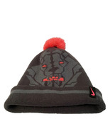 NIKE PINK POM BEANIE UNISEX LEBRON JAMES KING LION GRAY PINK TOBOGGAN - $17.27 CAD
