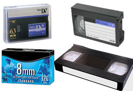 Video to DVD &amp; Digital Transfer Service - Hi8 8mm VHS miniDV VHS-C Beta U-Matic - £11.96 GBP