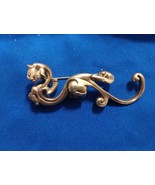 Vtg MMA Metropolitan Museum Of Art Gold Figural Animal Cat Dragon Pin Br... - $40.73 CAD