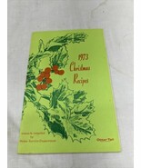 Vintage Cookbook Christmas Recipes 1973 Otter Tail - $379.96 MXN